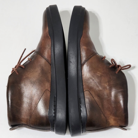 Cole Haan Men's Grand Pro Rally Chukka Shoes Brown Leather Size 9.5 Casual Comfy - Picture 10 of 13